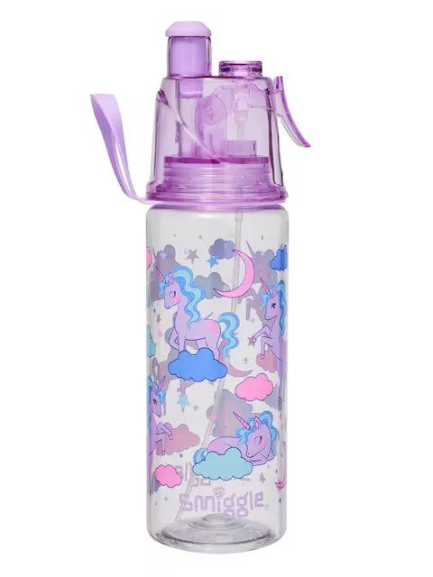 Smiggle – Misty 560 ml BPA-freie Wasserflasche mit Wasserspray