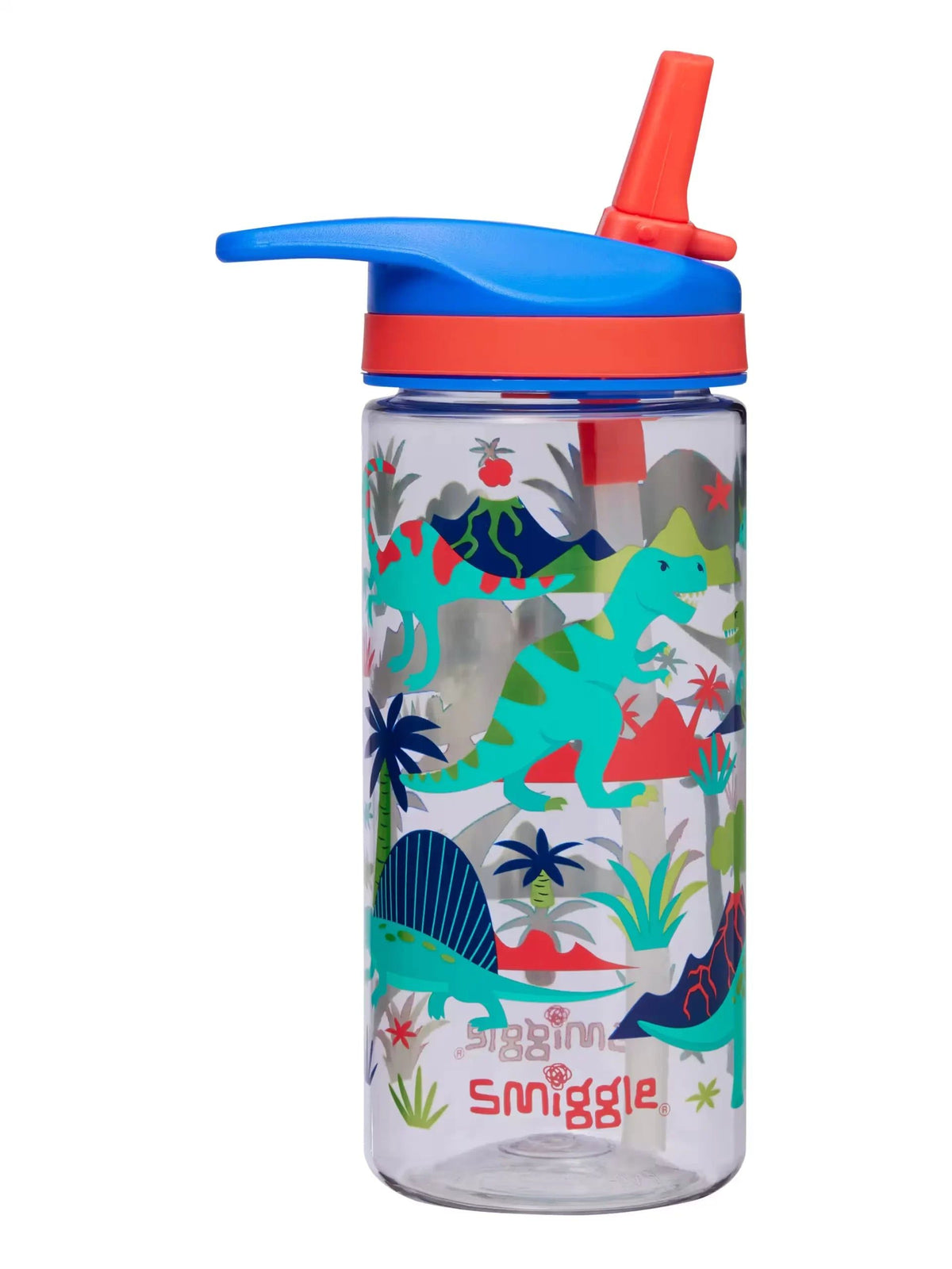 Smiggle - Movin 440 ML BPA-freie Trinkflasche mit Strohhalm