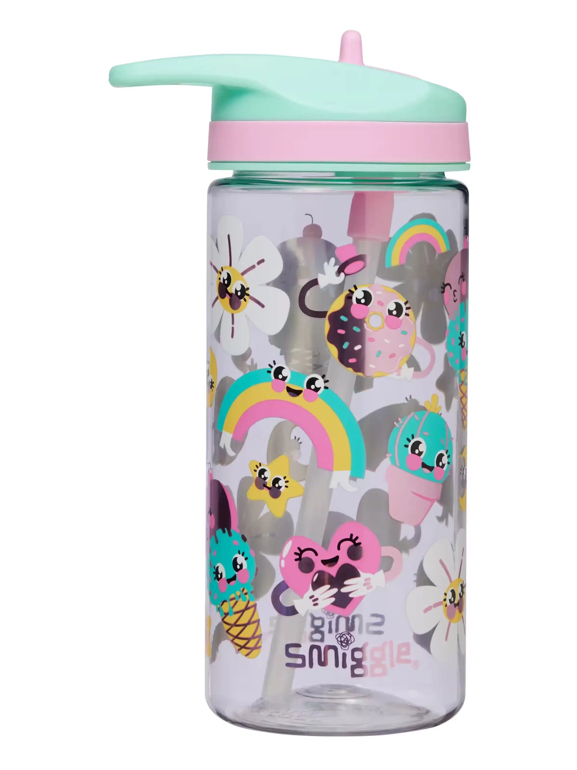 Smiggle - Movin 440 ML BPA-freie Trinkhalmflasche