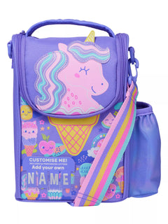 Smiggle - Happy Tales Kindergarten Brotzeit- und Reisetasche mit Namensschild