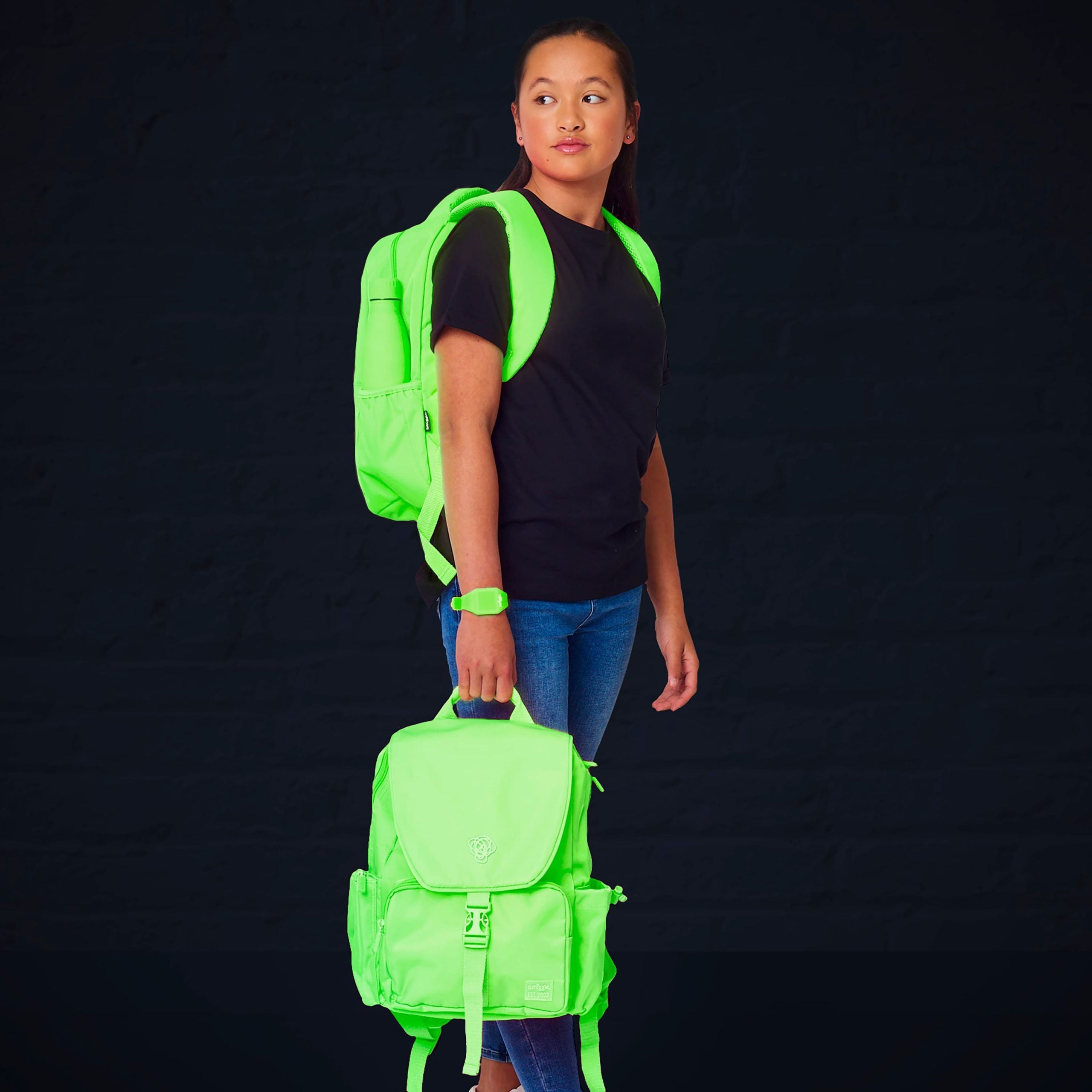 Smiggle – Großer Neon-Rucksack
