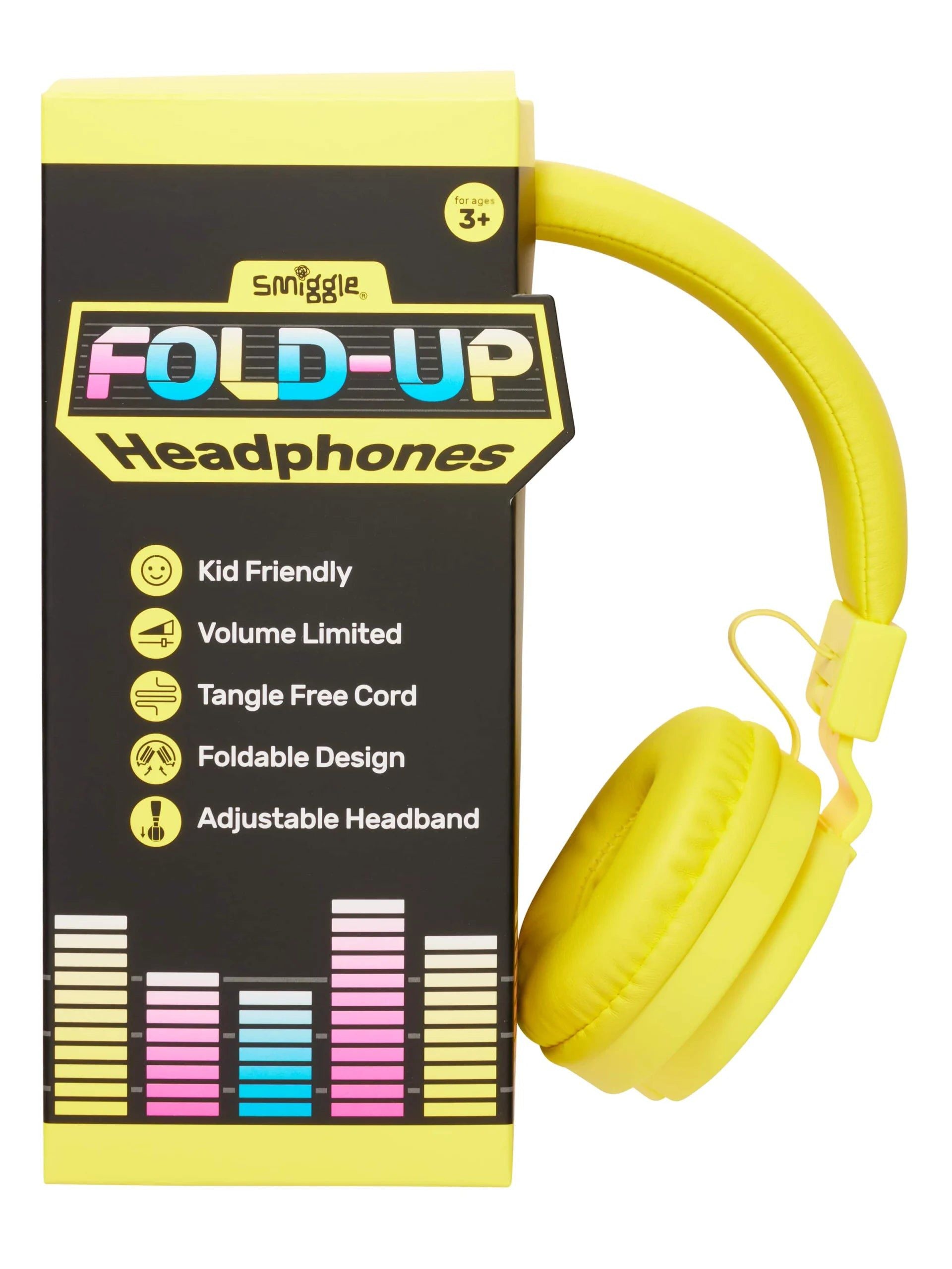 Smiggle – Neon-On-Ear-Kopfhörer mit Kabel 