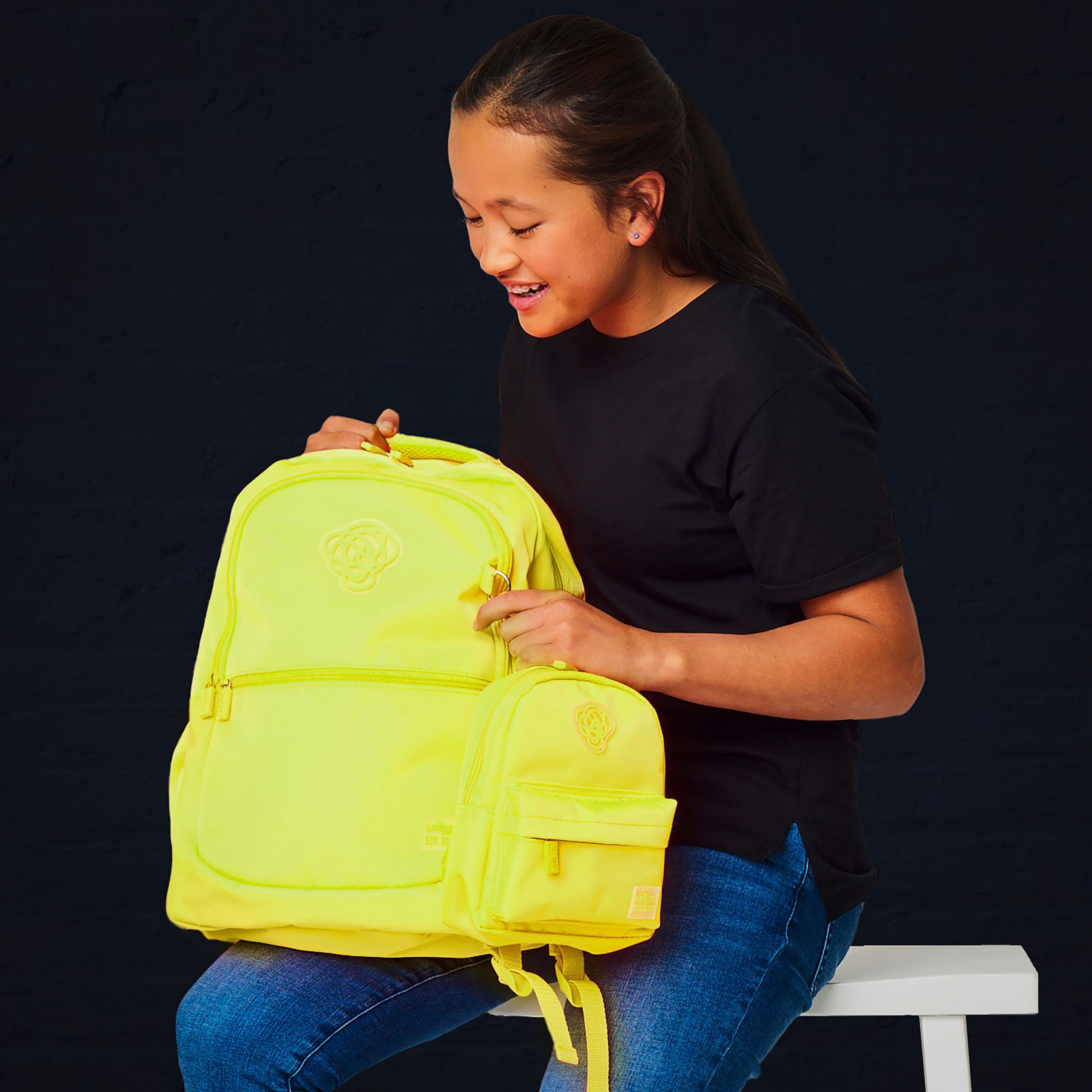 Smiggle – Klassischer Neon-Rucksack