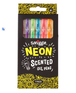 Smiggle – Gelstifte mit Neon-Duft, 7 Stück