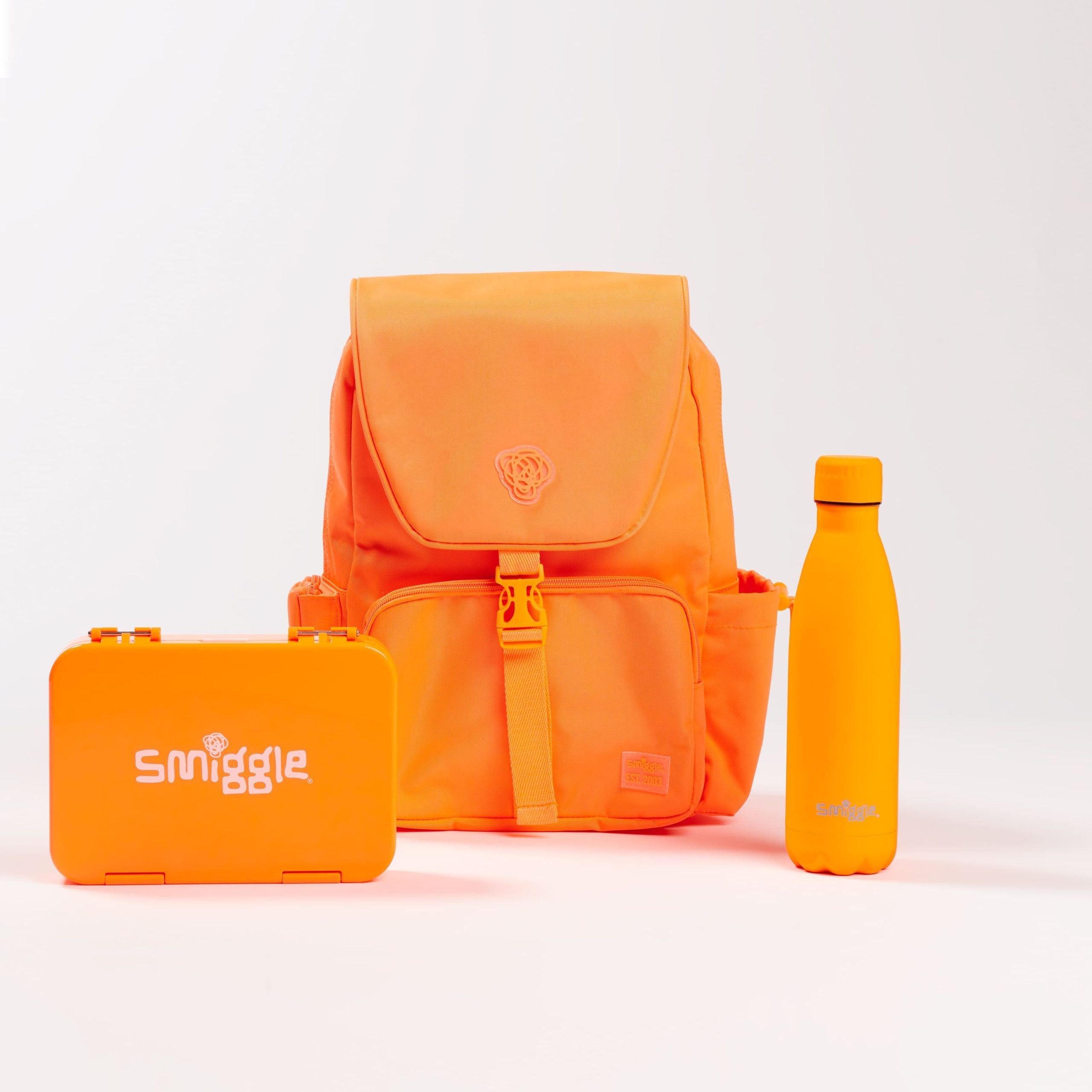 Smiggle – Neon-Medium-Bento-Schultaschen-Set