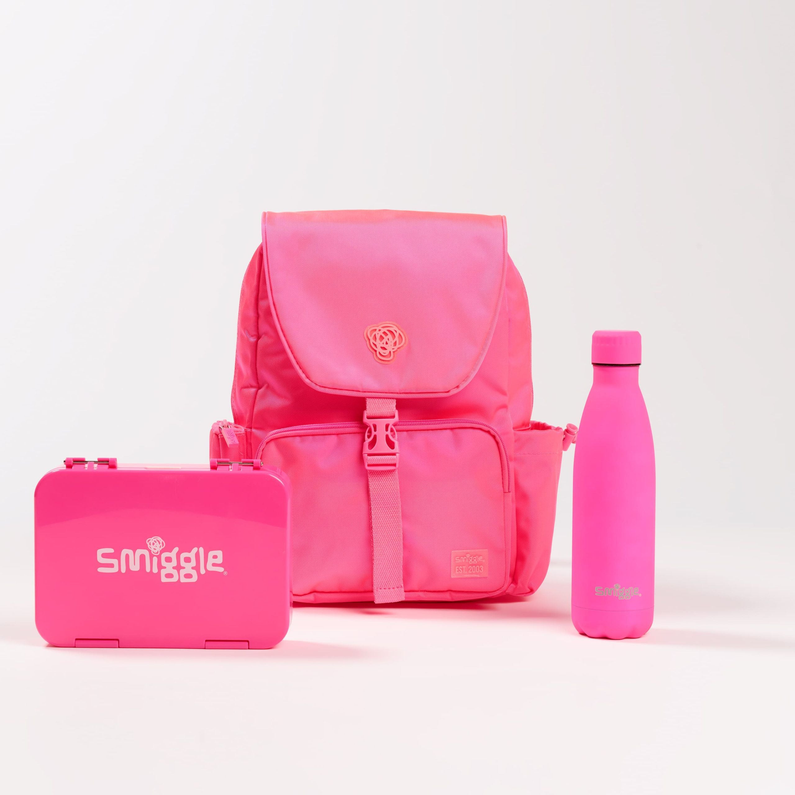 Smiggle – Neon-Medium-Bento-Schultaschen-Set