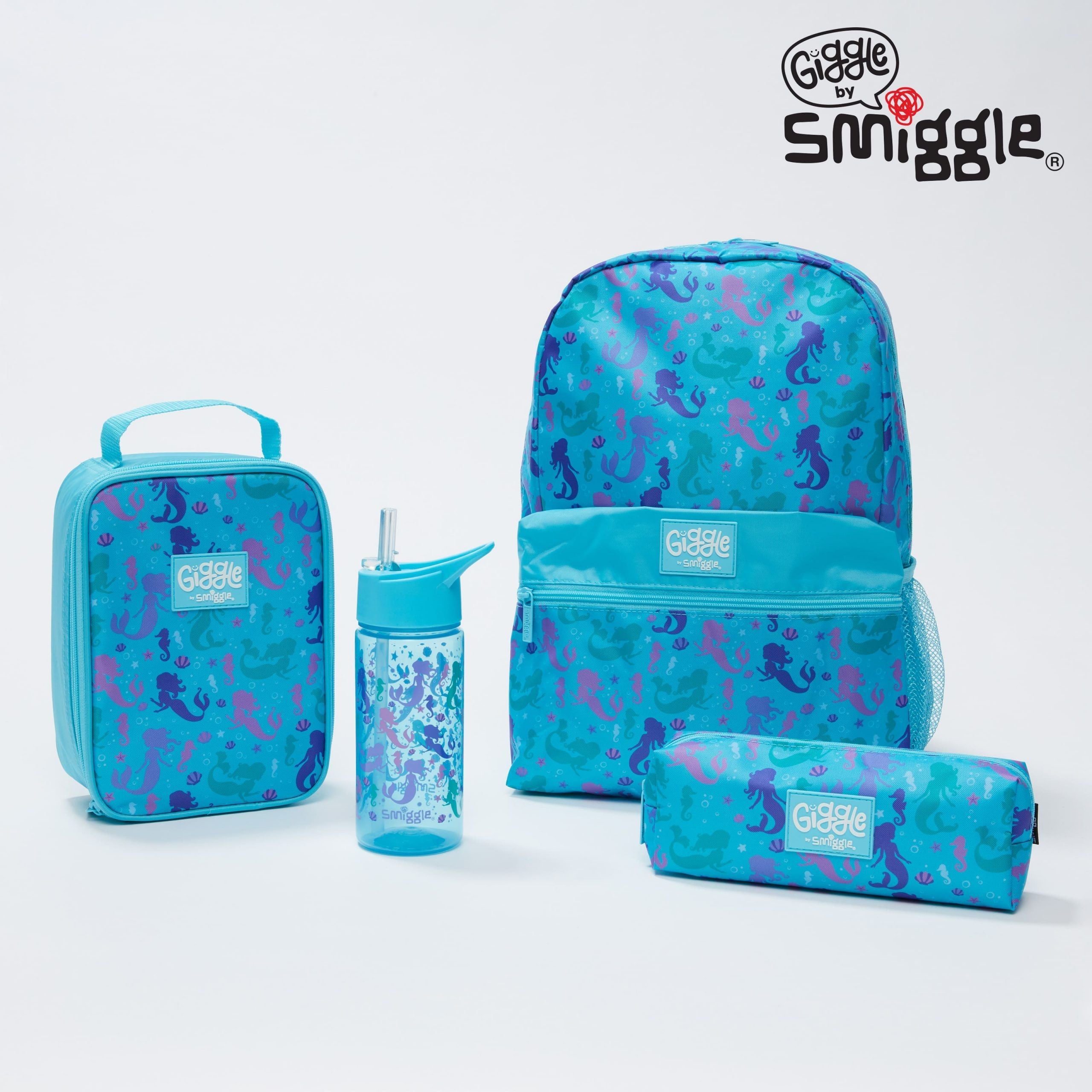Smiggle – Schultaschen-Set – Giggle von Smiggle, 4-teilige Packung