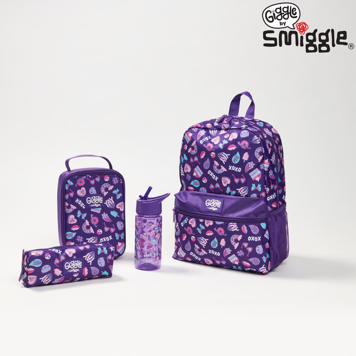 Smiggle – Schultaschen-Set – Giggle By Smiggle Schulrucksack