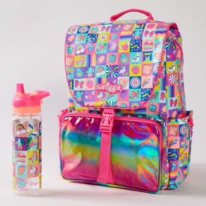 Smiggle – Schultaschen-Set – Glee Chelsea Rucksack und Spritz Pack