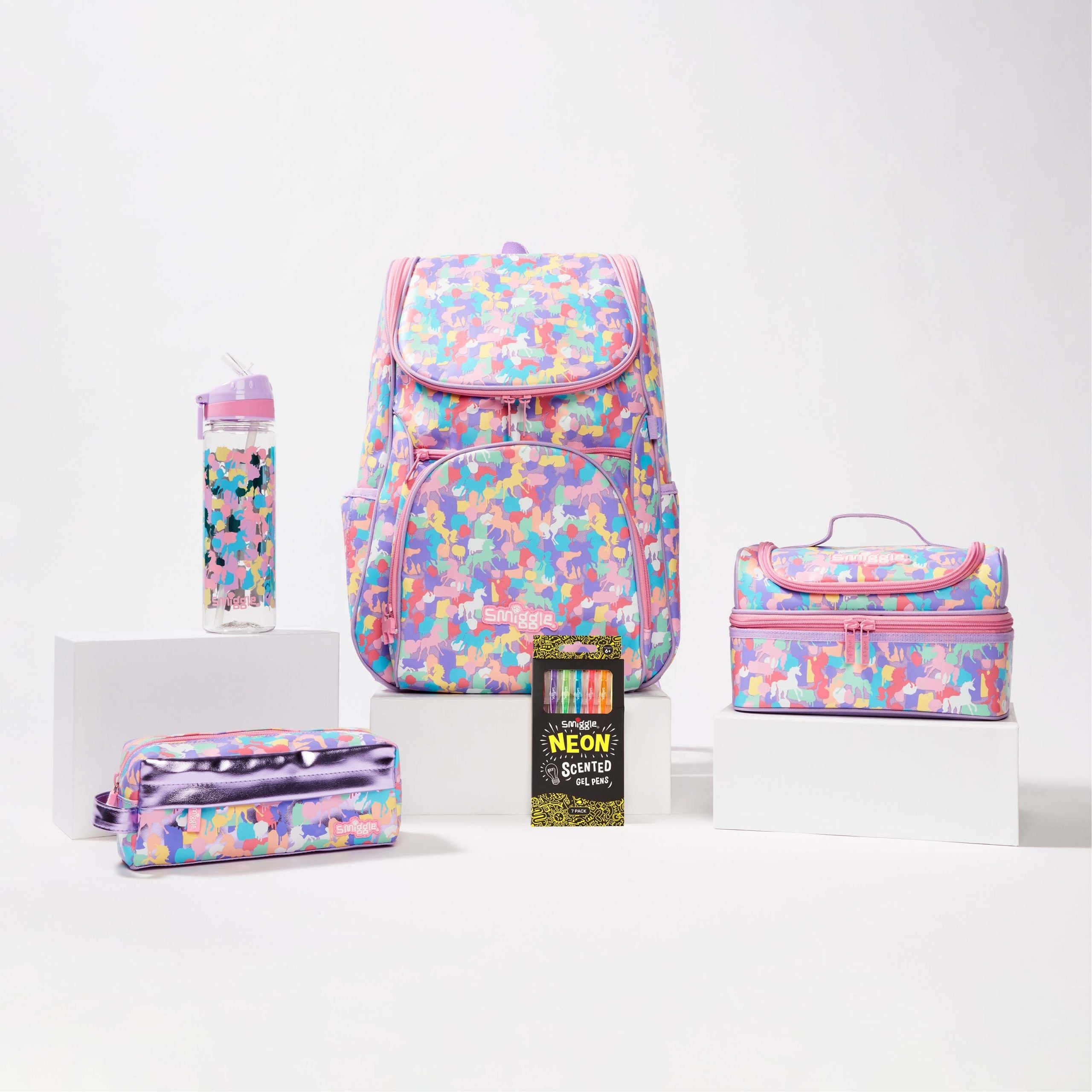 Smiggle – Schultaschen-Set – Illusion-Schulrucksack
