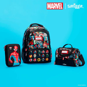 Smiggle – Schultaschen-Set – klassischer Marvel-Rucksack