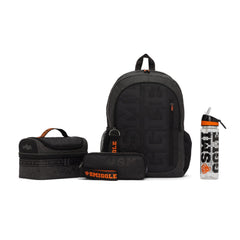Smiggle – Schultaschen-Set – Schwarzer Schulrucksack