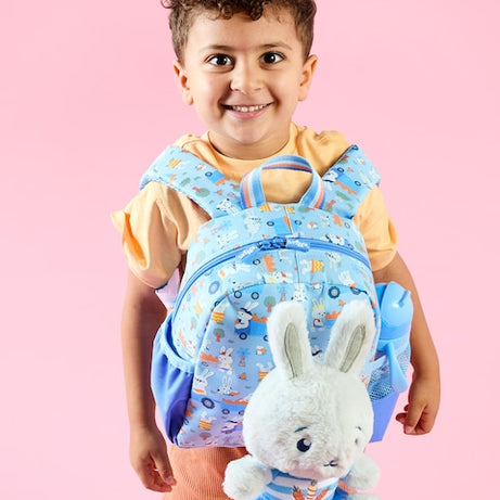 Smiggle - Out & About Abnehmbarer Spielzeug-Krippe Schulrucksack