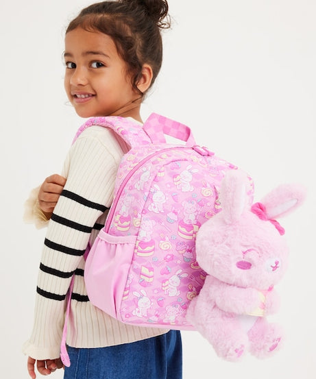Smiggle - Out & About Çıkarılabilir Oyuncaklı Kreş Okul Sırt Çantası