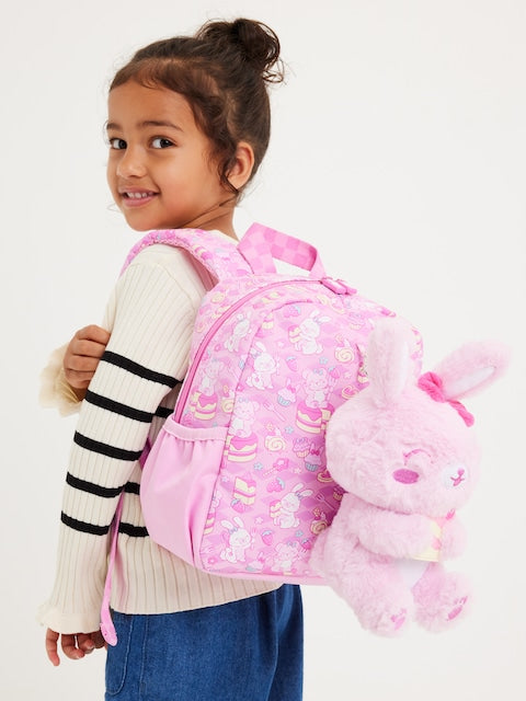 Smiggle - Out & About Çıkarılabilir Oyuncaklı Kreş Okul Sırt Çantası