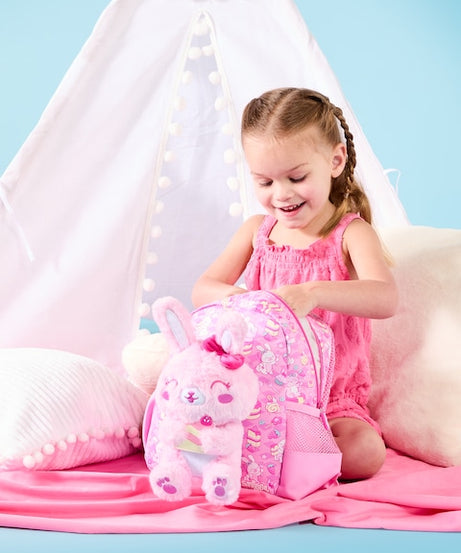 Smiggle - Out & About Çıkarılabilir Oyuncaklı Kreş Okul Sırt Çantası