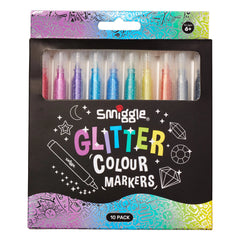 Smiggle – Schimmernde Glitzer-Textmarker, 10 Stück