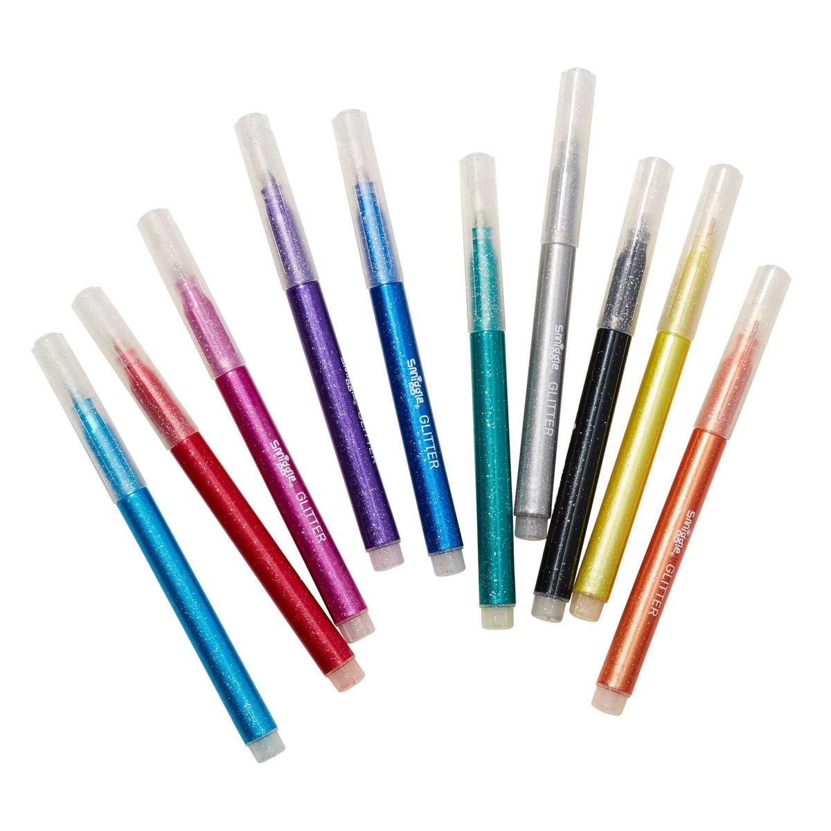 Smiggle – Schimmernde Glitzer-Textmarker, 10 Stück