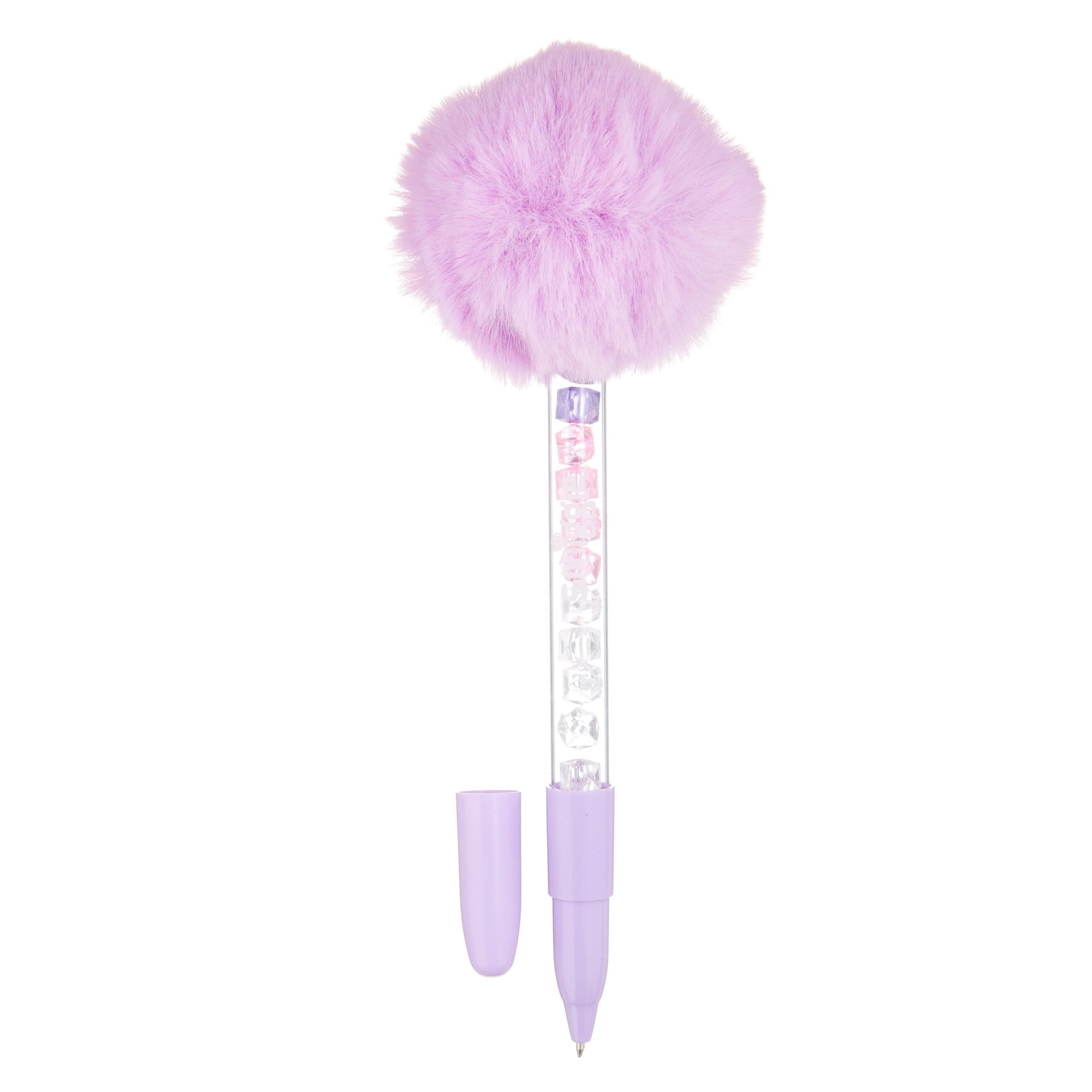 Smiggle – Pompom-Kugelschreiber mit glitzerndem Steinduft