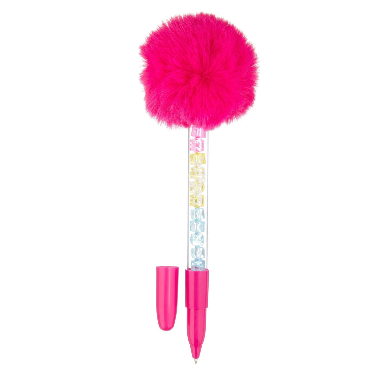 Smiggle – Pompom-Kugelschreiber mit glitzerndem Steinduft