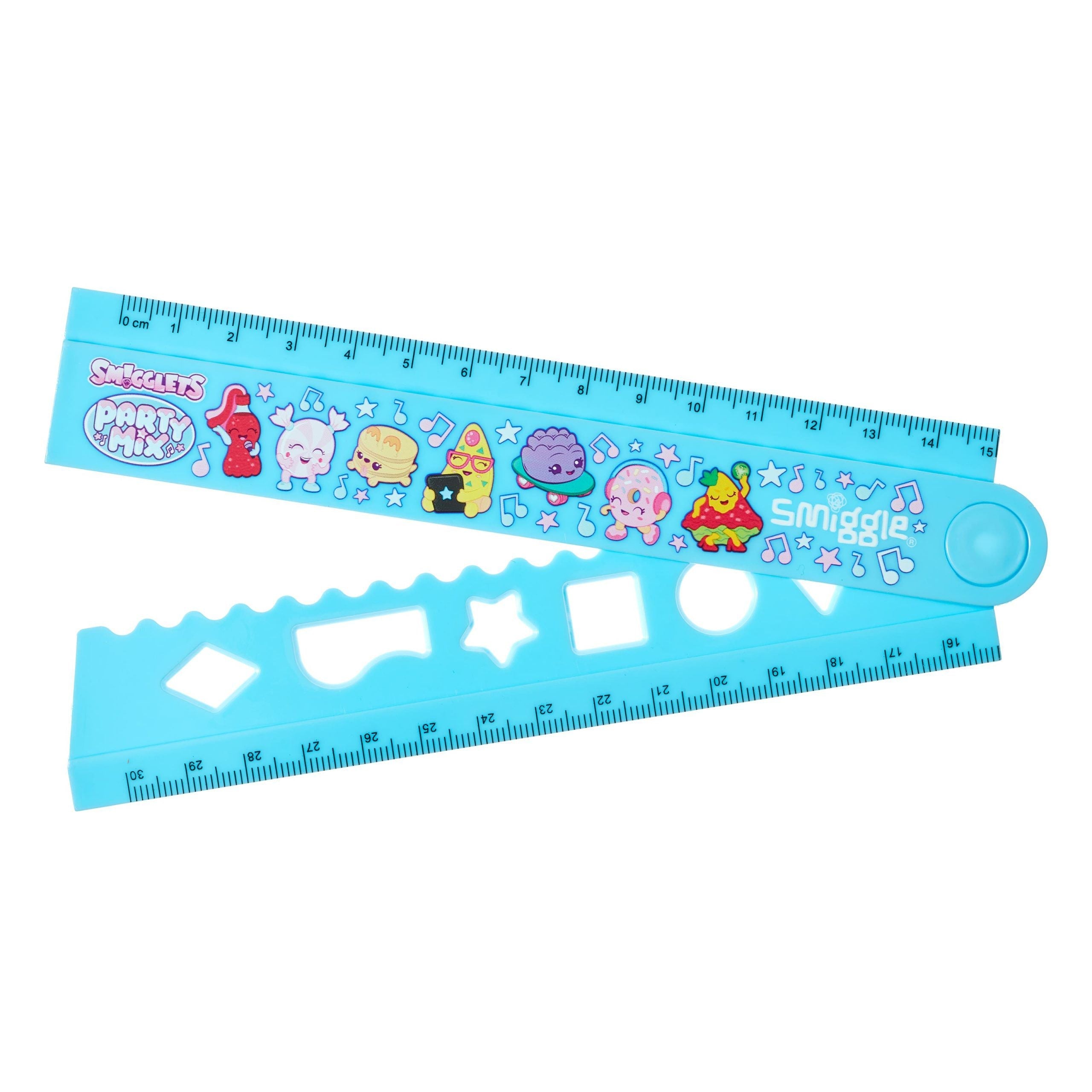 Smiggle – Party Mix Falt- und Formlineal