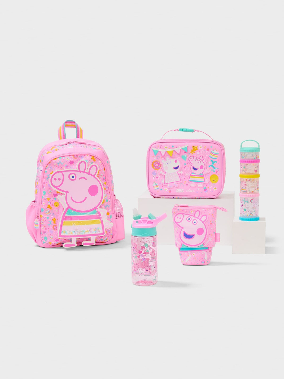 Smiggle – 5-teiliges Rucksack-Set für den Kindergarten von Peppa Pig