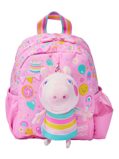 Smiggle - Peppa Pig Krippenrucksack mit abnehmbarem Spielzeug