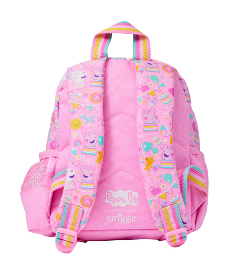 Smiggle - Peppa Pig abnehmbarer Spielzeug-Krippe Schulrucksack