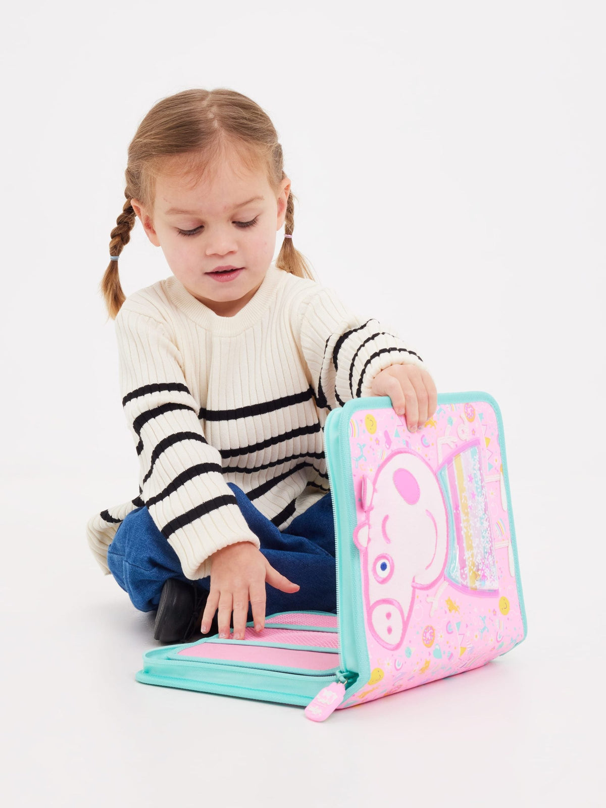 Smiggle – Peppa Pig Briefpapier-Set und Federmäppchen