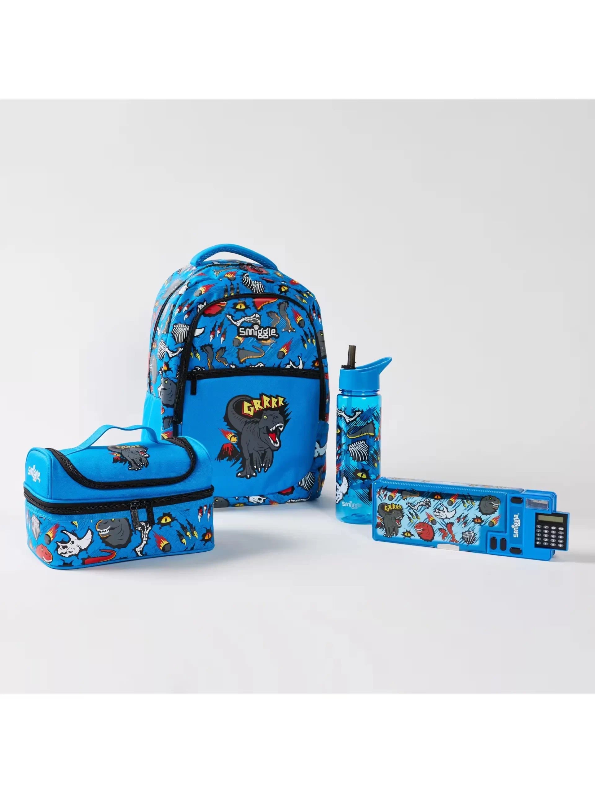 Smiggle - Peppy Schulranzen-Set, 4-teilig