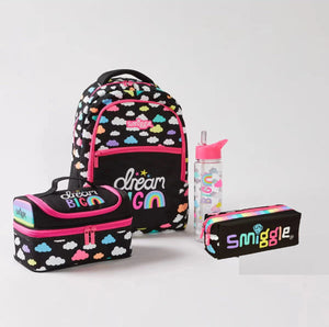 Smiggle - Peppy Schulranzen-Set, 4-teilig