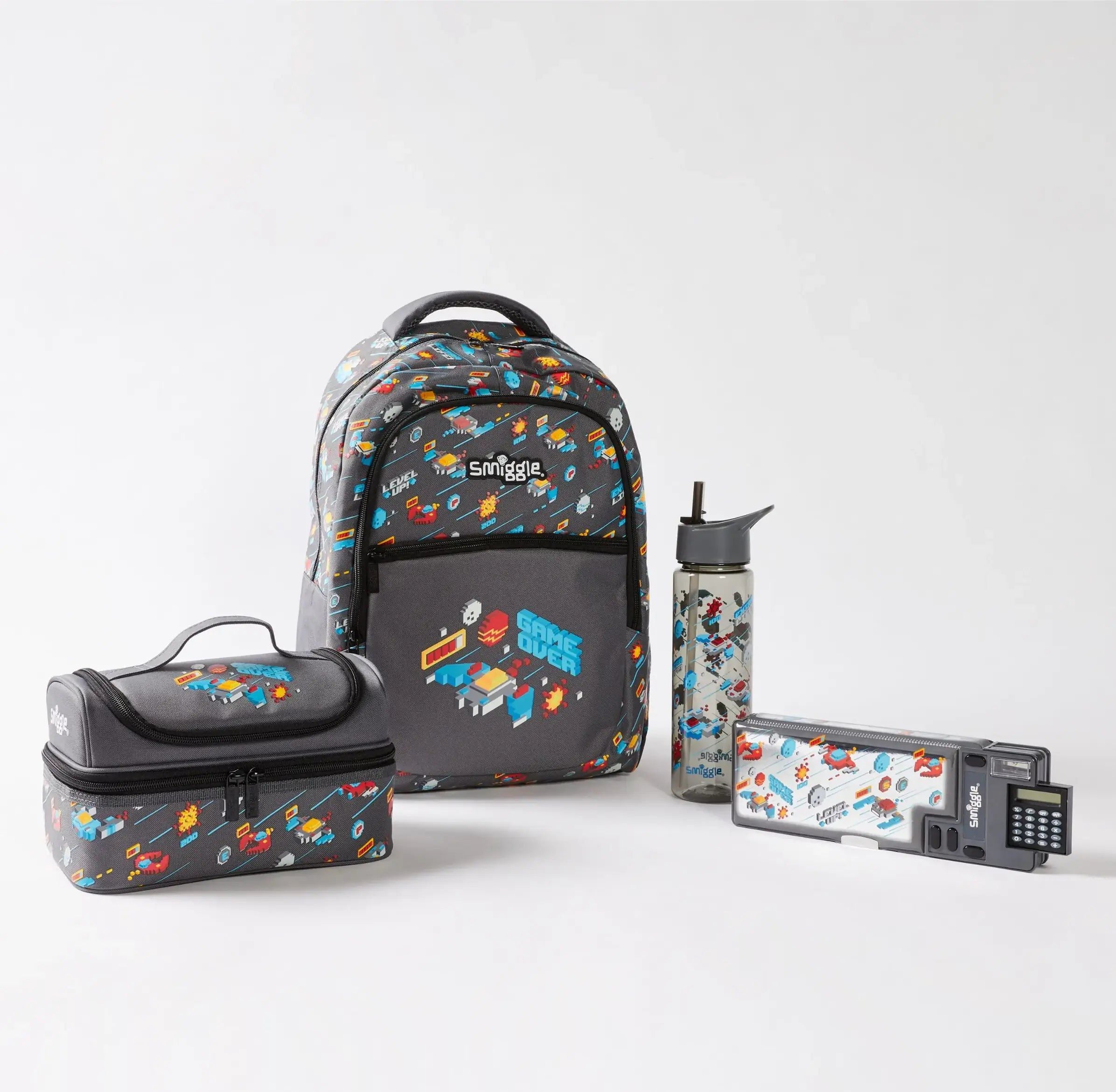 Smiggle - Peppy Schulranzen-Set, 4-teilig