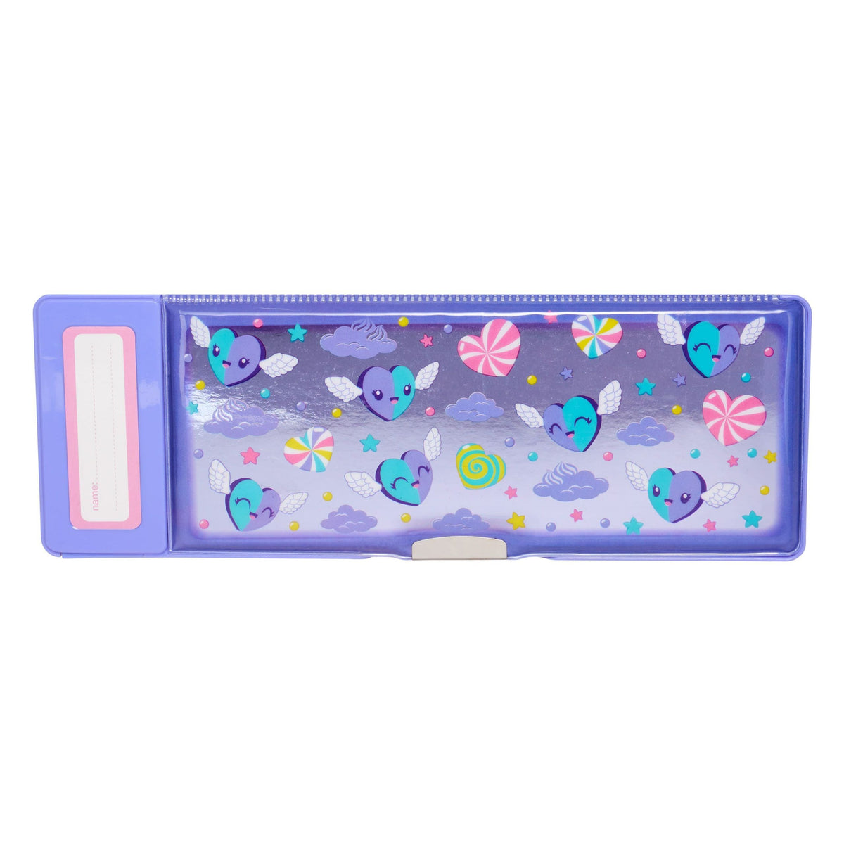 Smiggle – Automatisches Federmäppchen der Peppy-Serie mit Taschenrechner