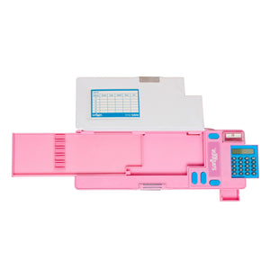 Smiggle – Automatisches Federmäppchen der Peppy-Serie mit Taschenrechner
