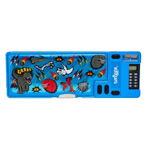 Smiggle – Automatisches Federmäppchen der Peppy-Serie mit Taschenrechner