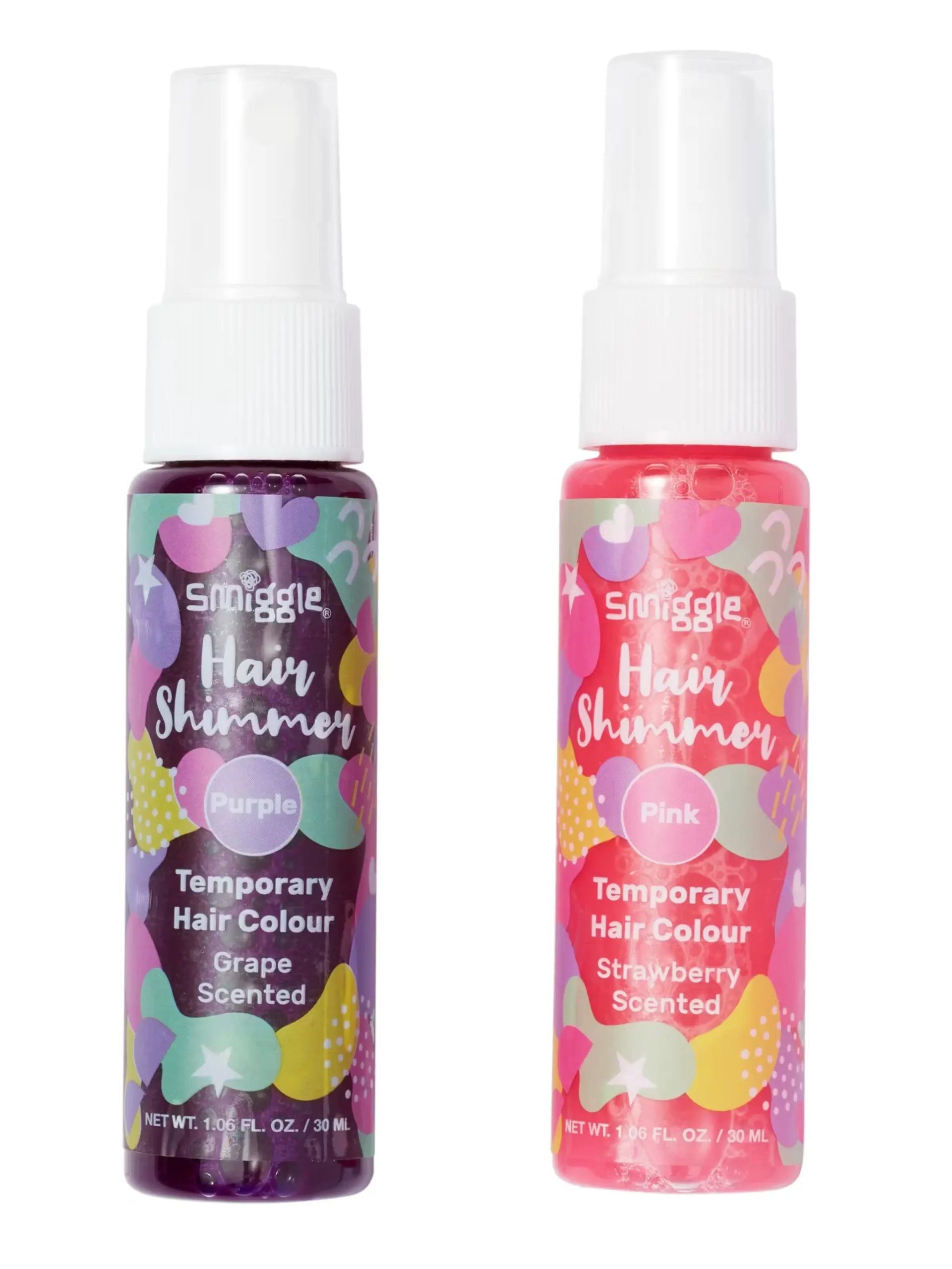 Smiggle – Glitzerndes, duftendes Haarfärbemittel, 2er-Pack