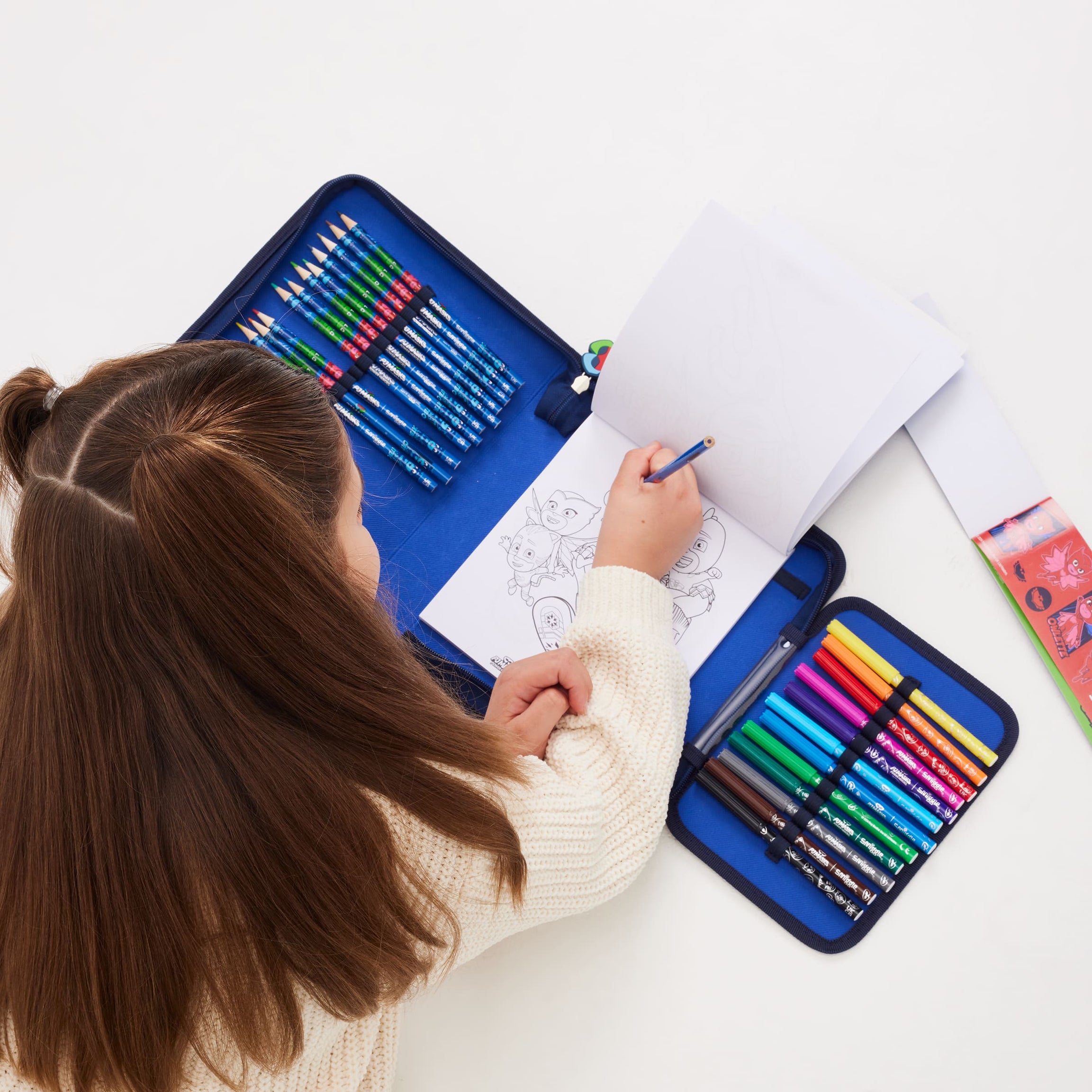 Smiggle - PJ Mask Schreibwarenset und Federmäppchen