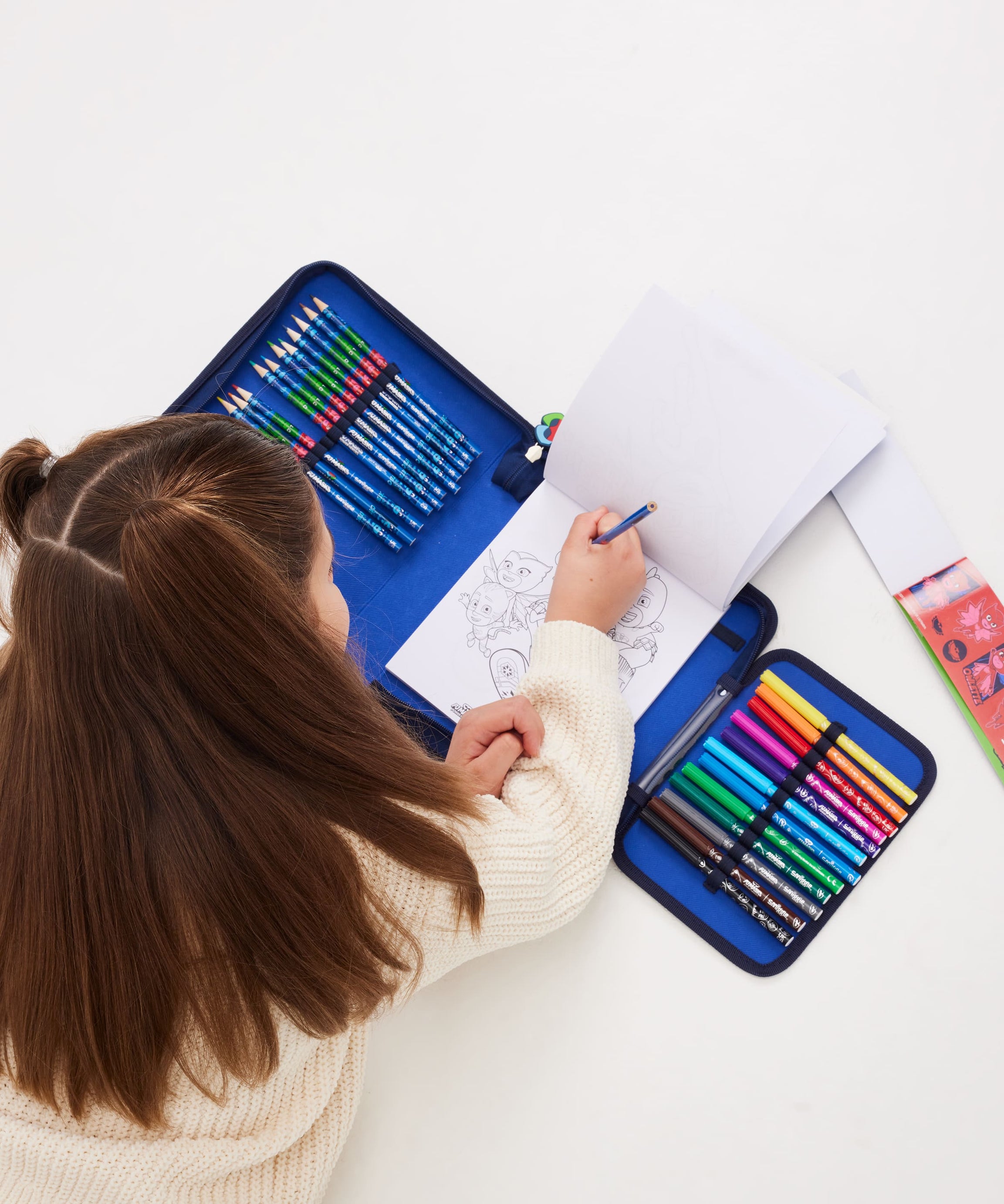 Smiggle - PJ Mask Schreibwarenset und Federmäppchen