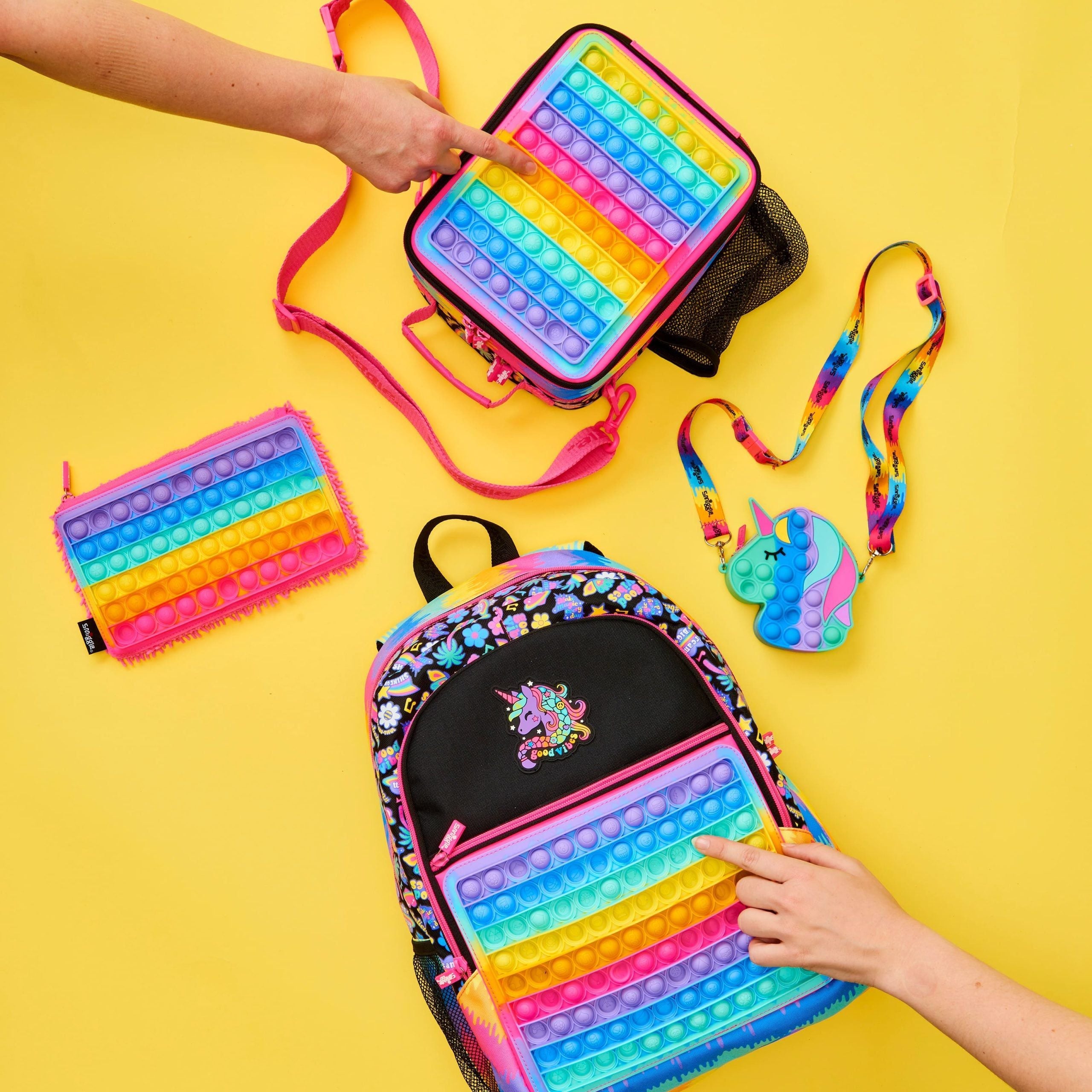 Smiggle – Popem Popit Lunch- und Umhängetasche zum Aufhängen