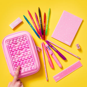 Smiggle – Popem Popit Federmäppchen und Schreibwaren-Set