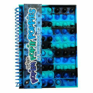 Smiggle – Popit A5 Fidget gestreiftes Notizbuch