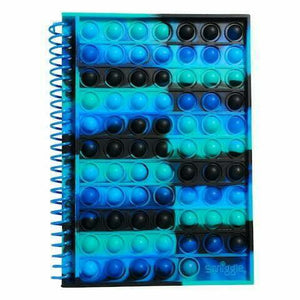 Smiggle – Popit A5 Fidget gestreiftes Notizbuch