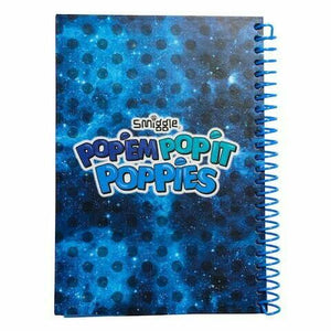 Smiggle – Popit A5 Fidget gestreiftes Notizbuch