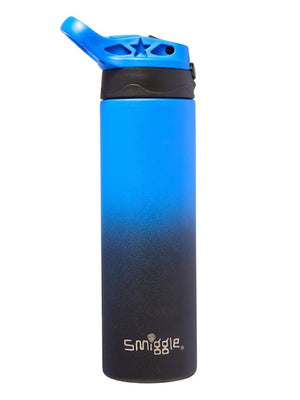 Smiggle – 520-ml-Pulverflasche aus Edelstahl mit automatischem Strohhalm