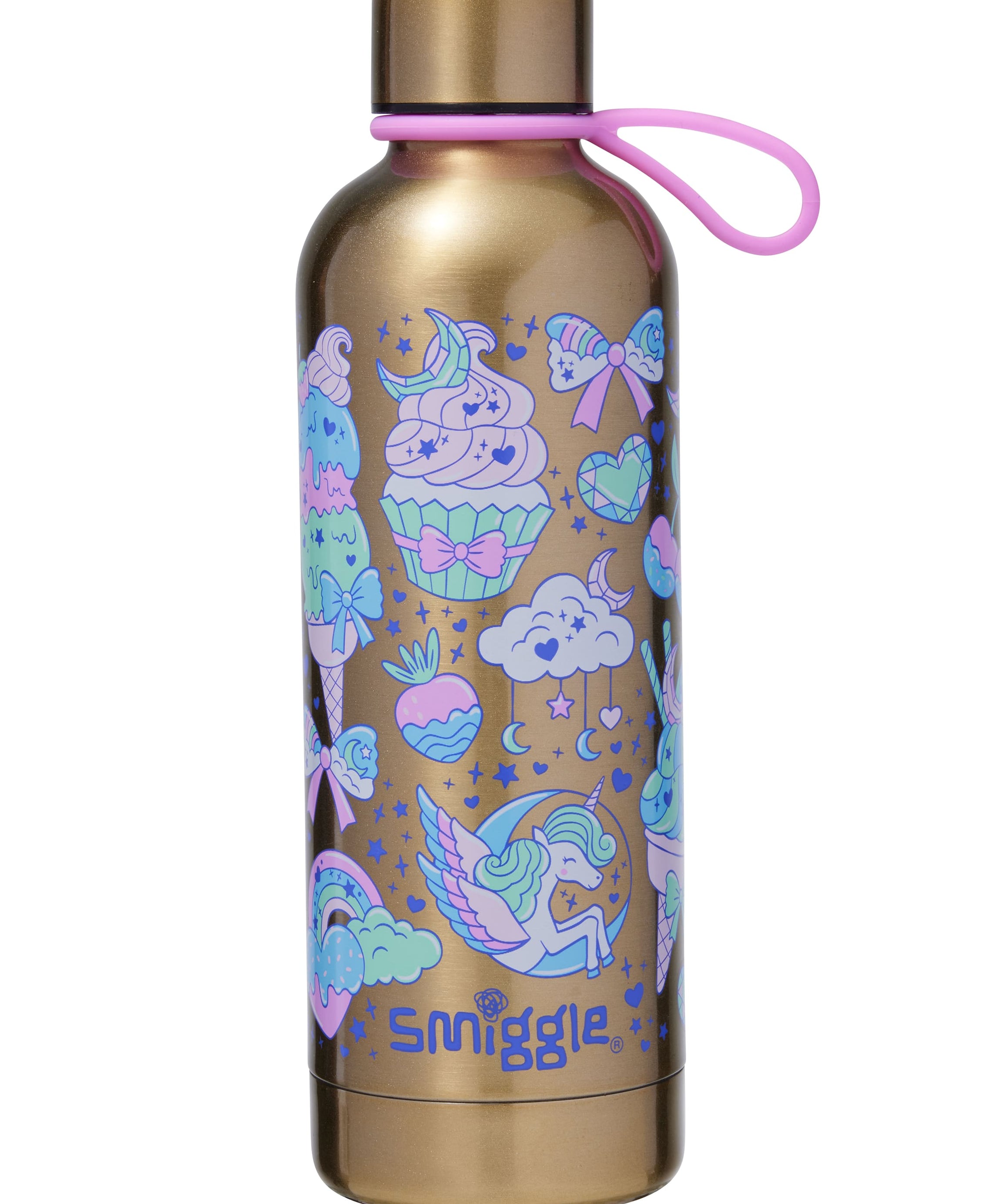 Smiggle Radiant 500ML Edelstahl Trinkflasche