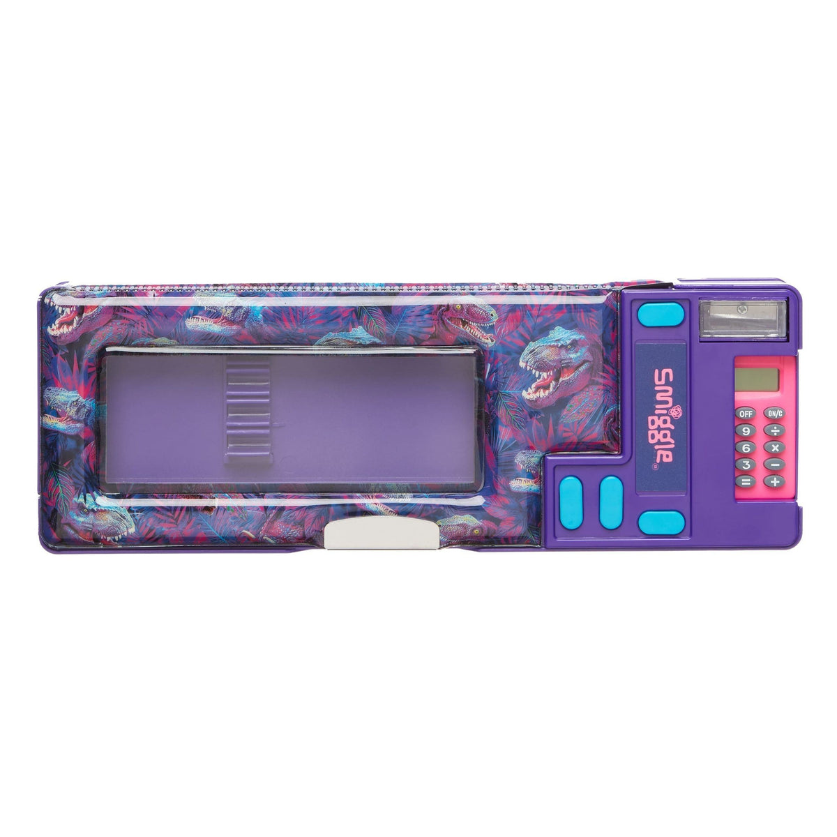 Smiggle – Roarsome automatisches Federmäppchen mit Taschenrechner
