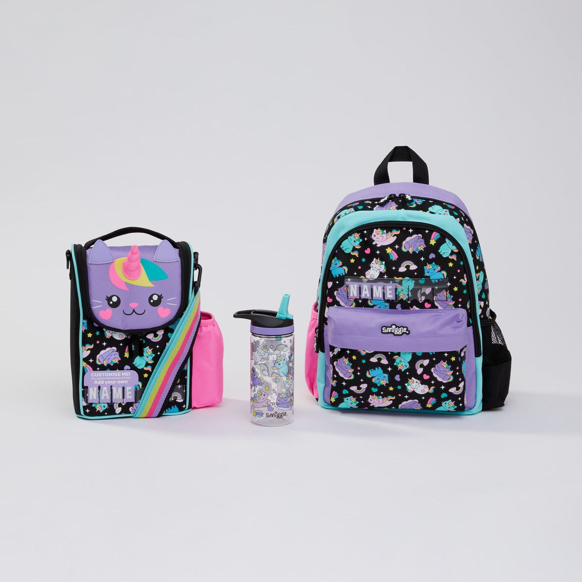 Smiggle - Sky Hi Junior 3-teiliges Kindergarten- und Krippenrucksack-Set