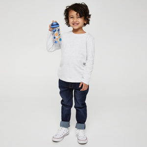 Smiggle - Sky Hi Junior 440 ML BPA-freie Trinkflasche mit Strohhalm