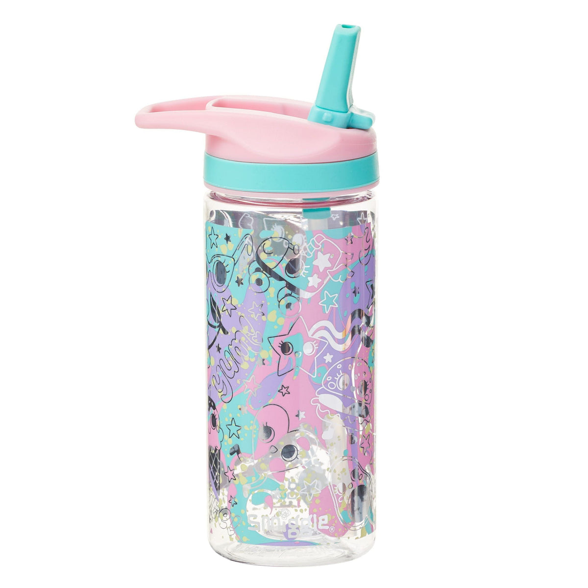 Smiggle - Sky Hi Junior 440 ML BPA-freie Trinkflasche mit Strohhalm