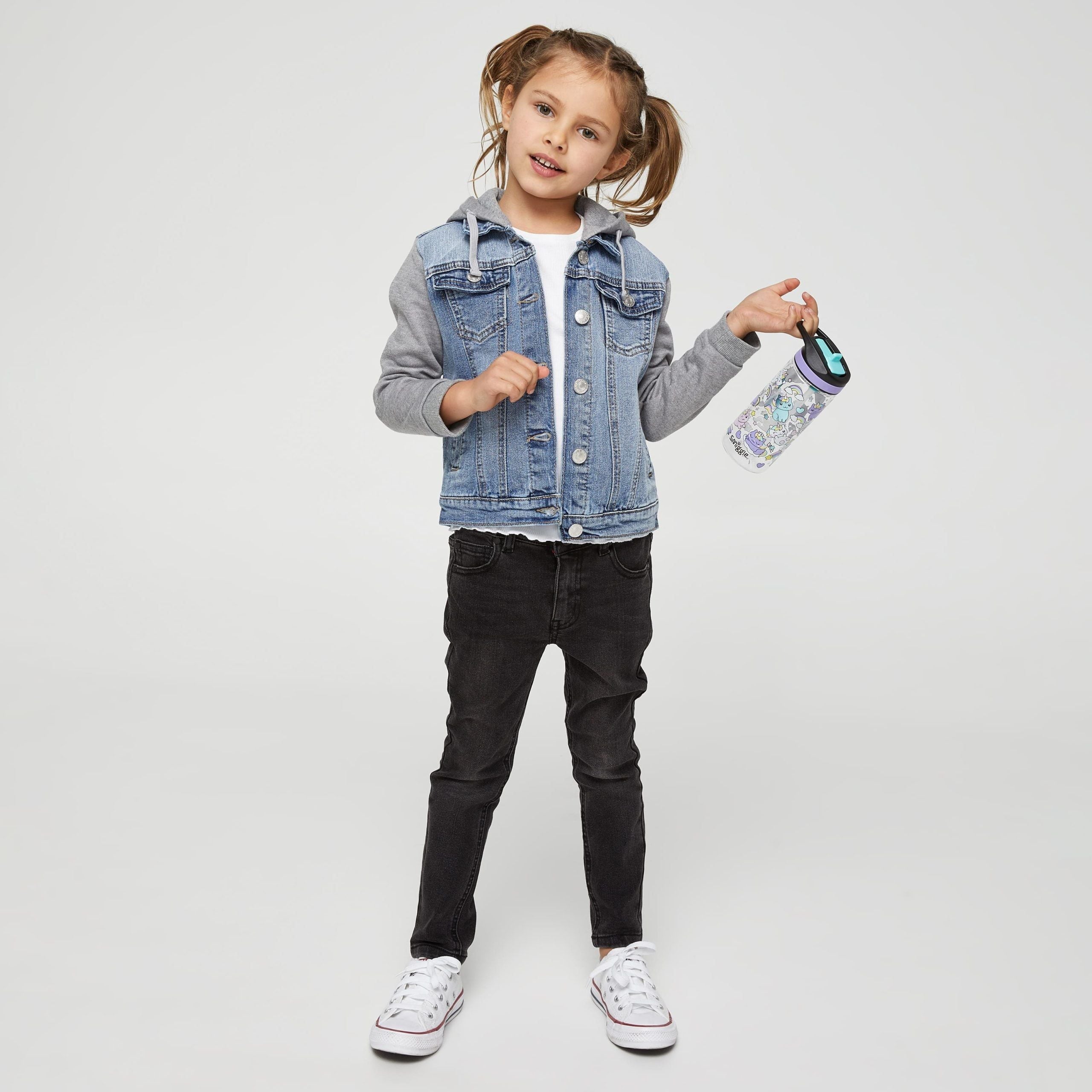 Smiggle - Sky Hi Junior 440 ml BPA-freier Trinker mit Strohhalm